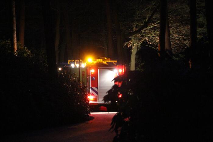 Schoorsteen geveegd na brand