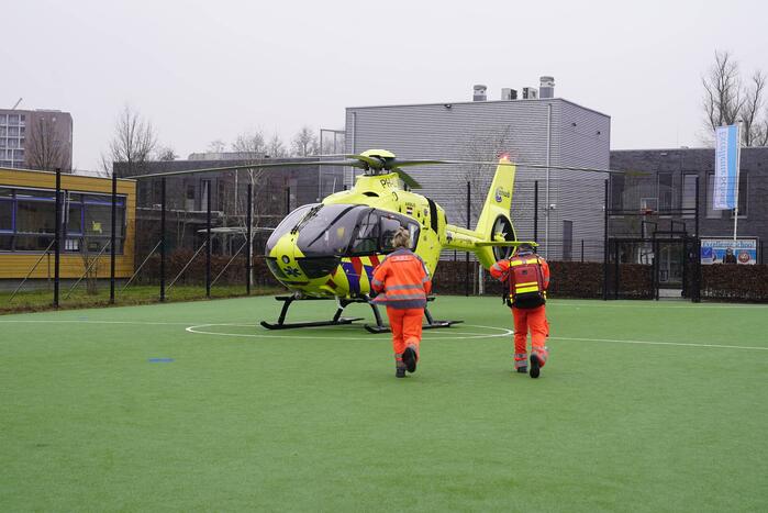 Traumahelikopter landt voor incident bij Gouwestein