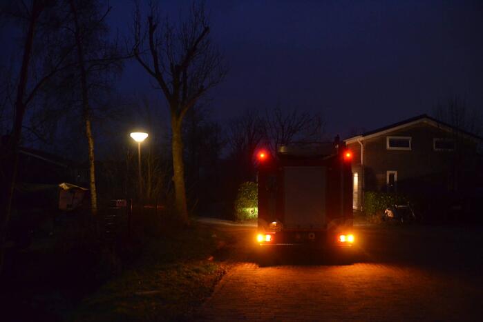 Zeilboot volledig uitbrand