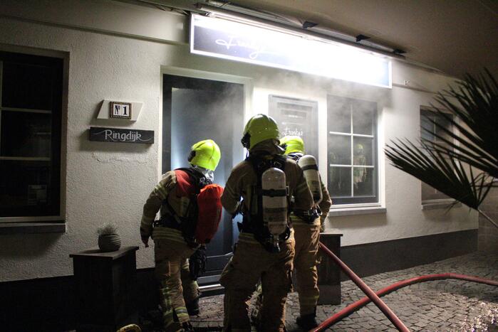 Uitslaande brand in restaurant