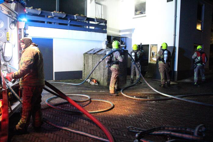 Uitslaande brand in restaurant