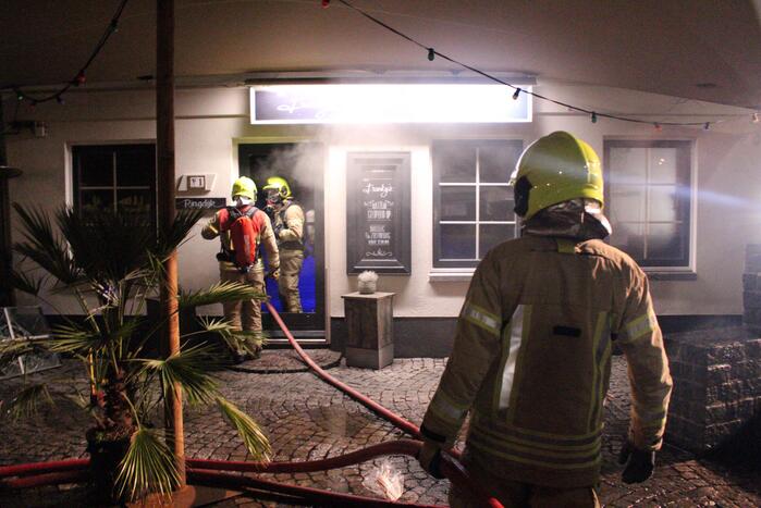 Uitslaande brand in restaurant