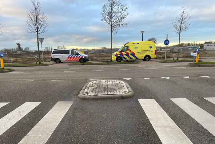 Scootmobieler gewond naar ziekenhuis