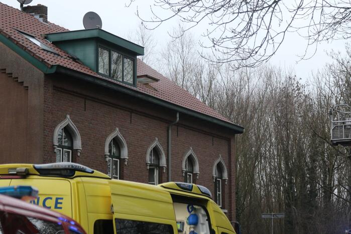 Veel rookontwikkeling bij brand in woning