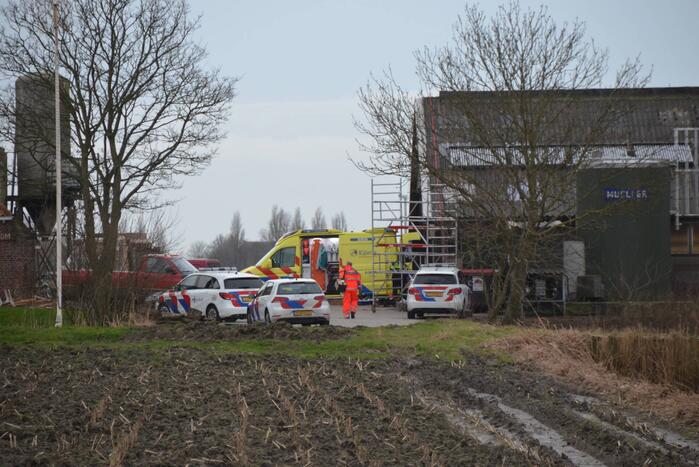 Traumateam ingezet bij val van hoogte