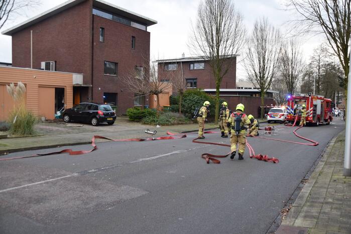 Explosiegevaar na brand in woning