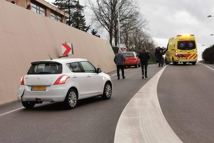 Aanrijding tussen twee auto's