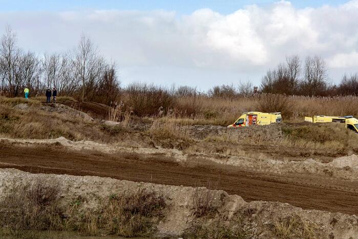 Twee motorcrosser zwaargewond bij botsing