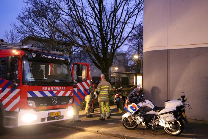 Brand op derde verdieping van flat