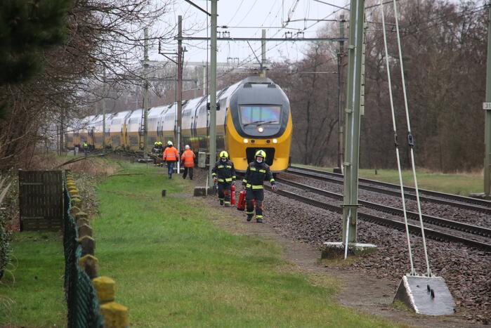 Rookvorming in Intercity-trein