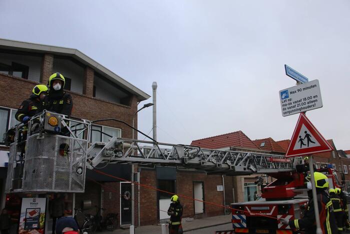 Schoorsteen dreigt om te waaien