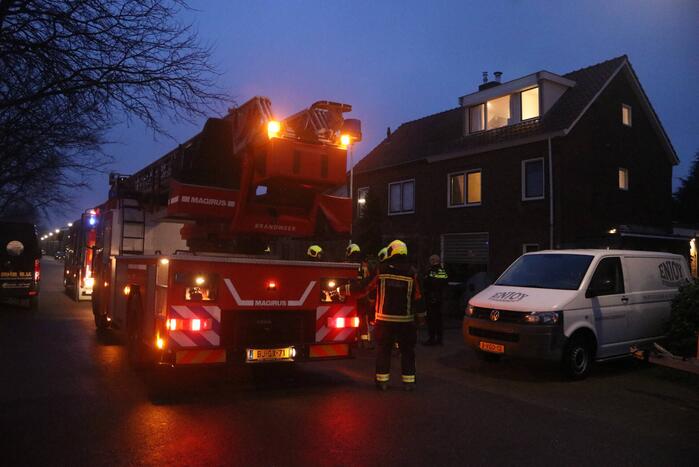 Veel schade aan woning vanwege brand in slaapkamer