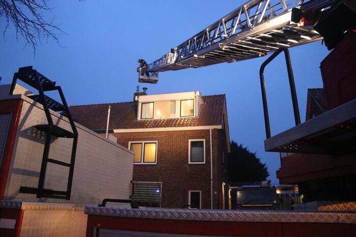 Veel schade aan woning vanwege brand in slaapkamer