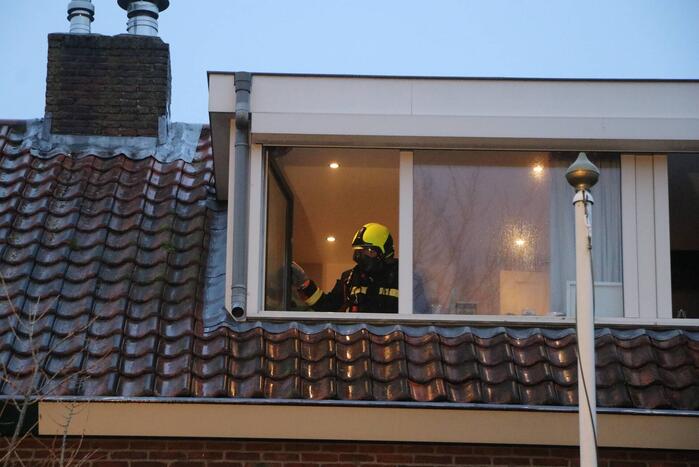 Veel schade aan woning vanwege brand in slaapkamer