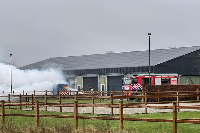 Camper in lichterlaaie