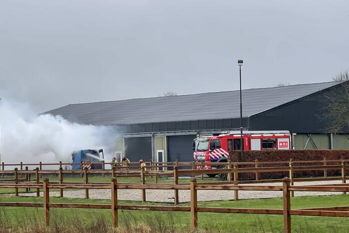 Camper in lichterlaaie