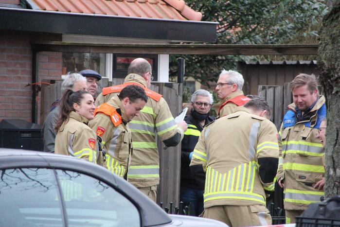 Politie doet onderzoek in woning