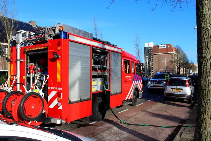 Brand in schuur snel geblust