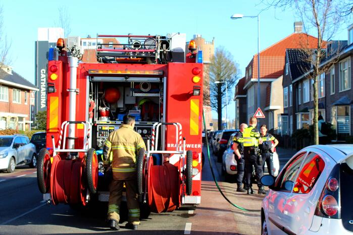 Brand in schuur snel geblust