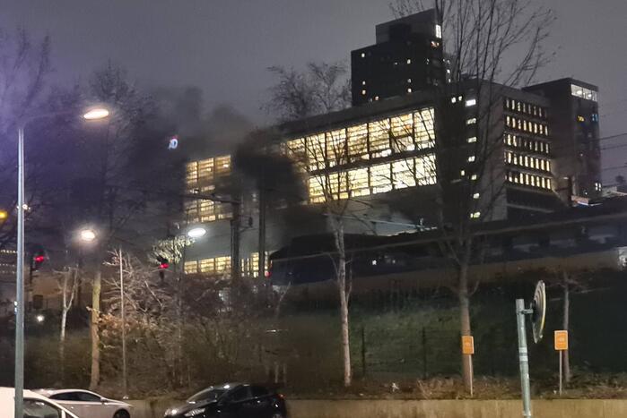Treinverkeer stilgelegd na brand