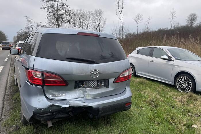 Drie voertuigen betrokken bij kettingbotsing