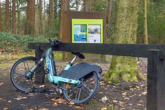 Opnieuw een elektrische deelfiets in brand