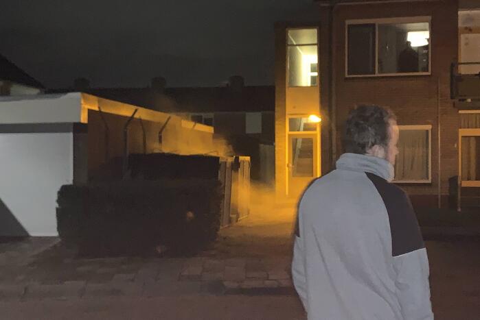 Rookontwikkeling bij brand in container