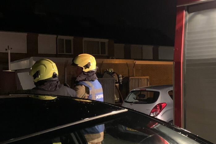 Rookontwikkeling bij brand in container