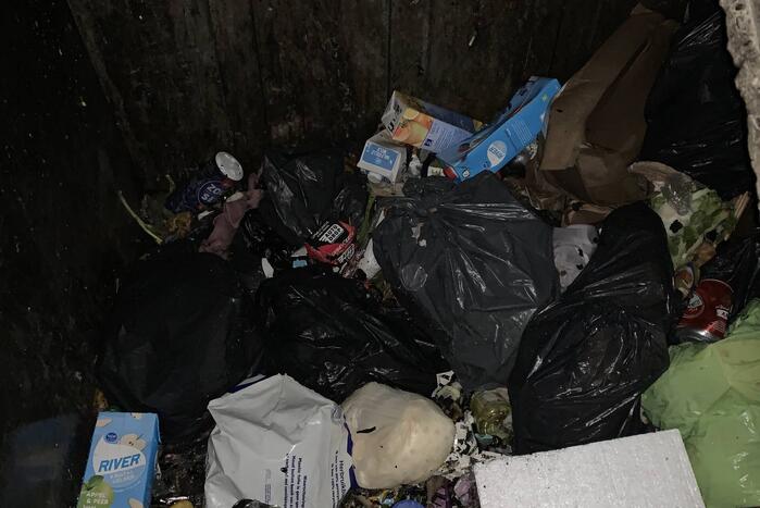 Rookontwikkeling bij brand in container