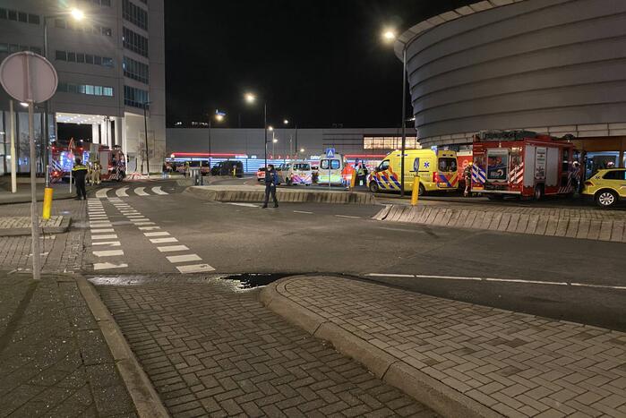 Hulpdiensten ingezet bij gekraakt kantoorpand