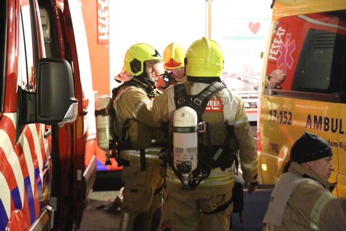 Hulpdiensten ingezet bij gekraakt kantoorpand