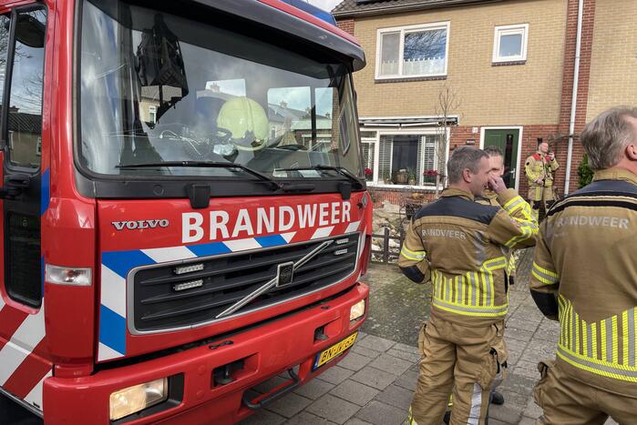 Brandweer ingezet voor brand in schoorsteen