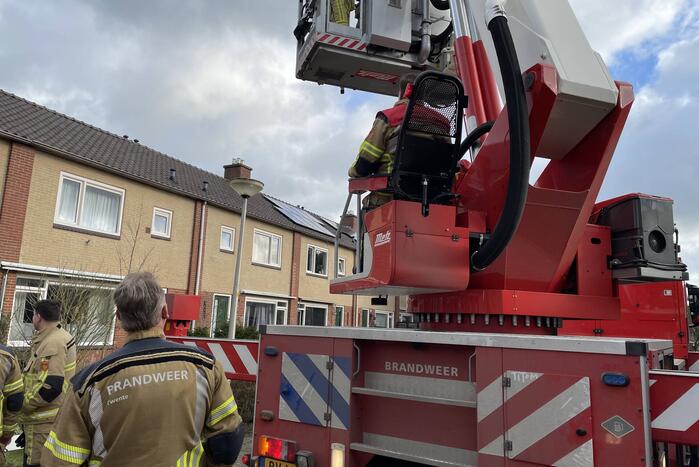 Brandweer ingezet voor brand in schoorsteen