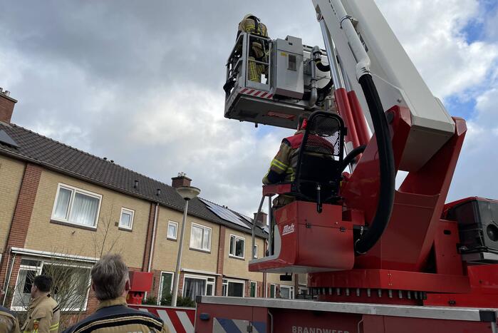Brandweer ingezet voor brand in schoorsteen
