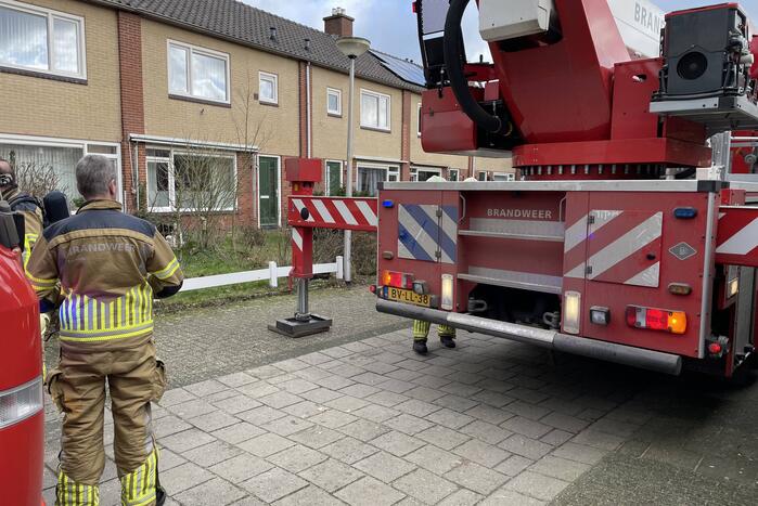 Brandweer ingezet voor brand in schoorsteen
