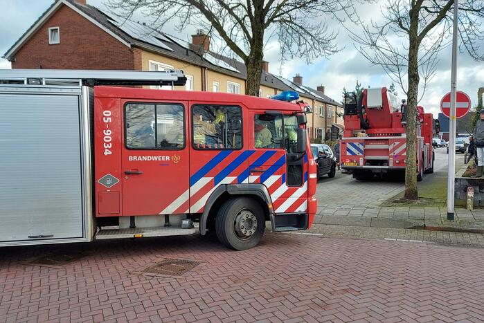 Brandweer ingezet voor brand in schoorsteen