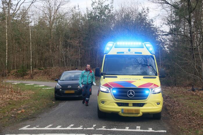 Fietser gewond bij aanrijding met auto