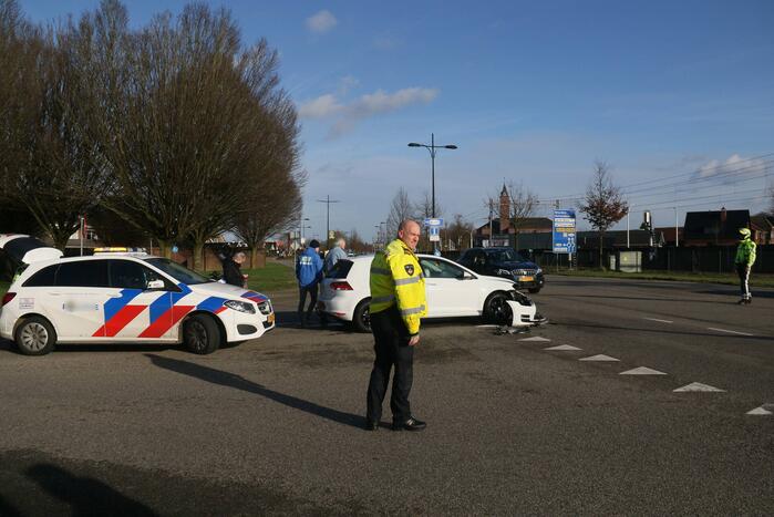 Botsing tussen twee voertuigen