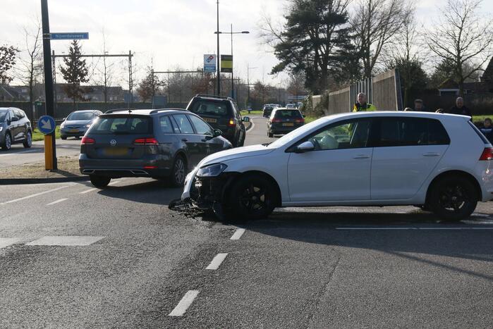 Botsing tussen twee voertuigen