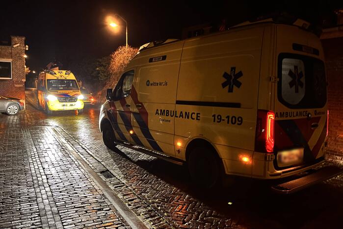 Scooterrijder gaat onderuit en raakt gewond