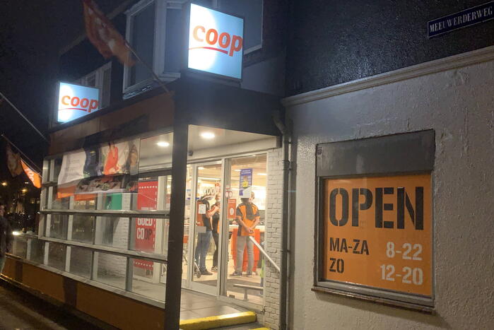 Overval op Coop supermarkt, dader gevlucht