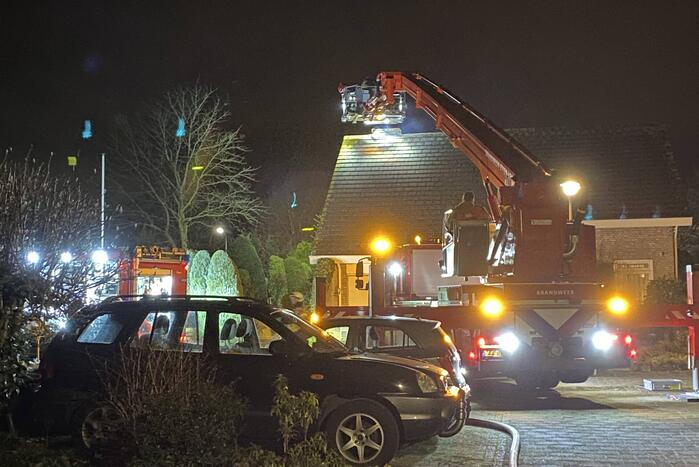 Asbest aangetroffen bij brand in schoorsteen