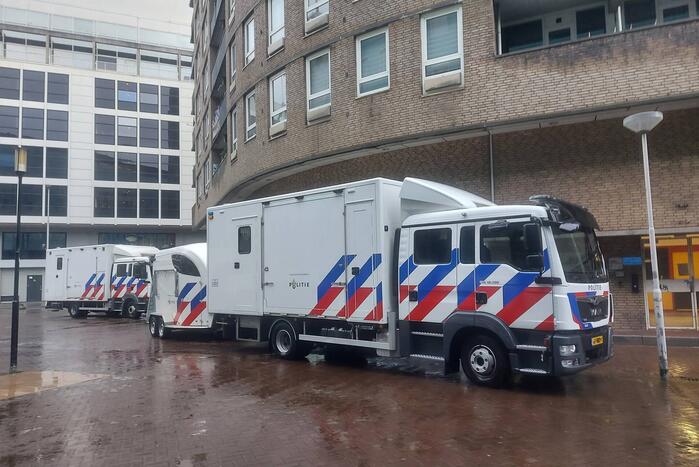 Veel politie paraat voor aangekondigde demonstratie