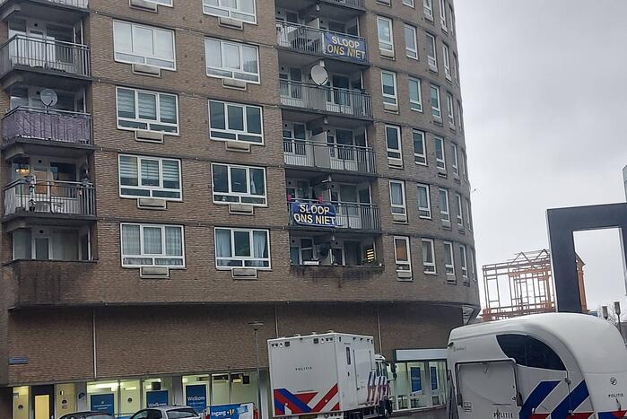 Veel politie paraat voor aangekondigde demonstratie