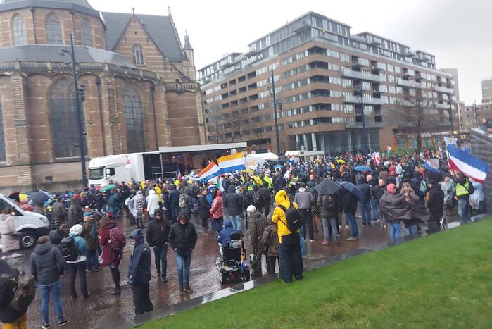Grote demonstratie tegen coronamaatregelen