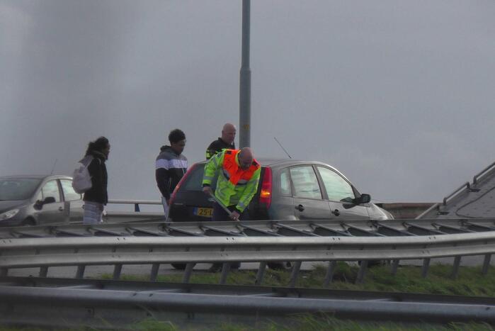 Veel schade na botsing