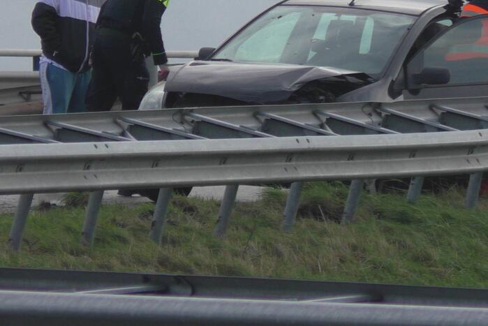 Veel schade na botsing