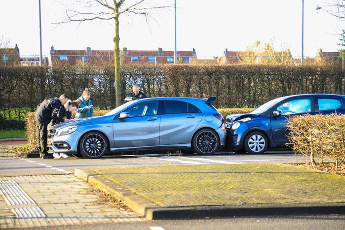 Flinke schade na kop-staart aanrijding