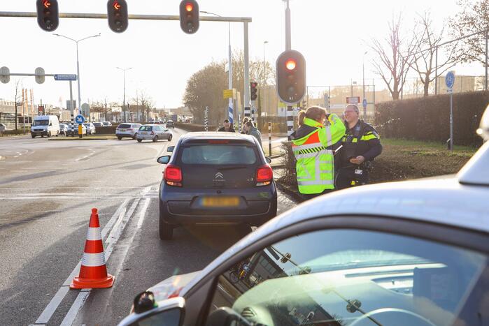 Flinke schade na kop-staart aanrijding