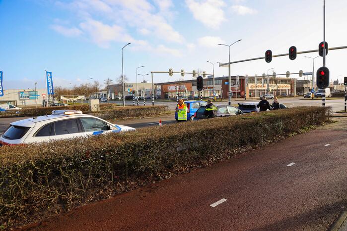 Flinke schade na kop-staart aanrijding